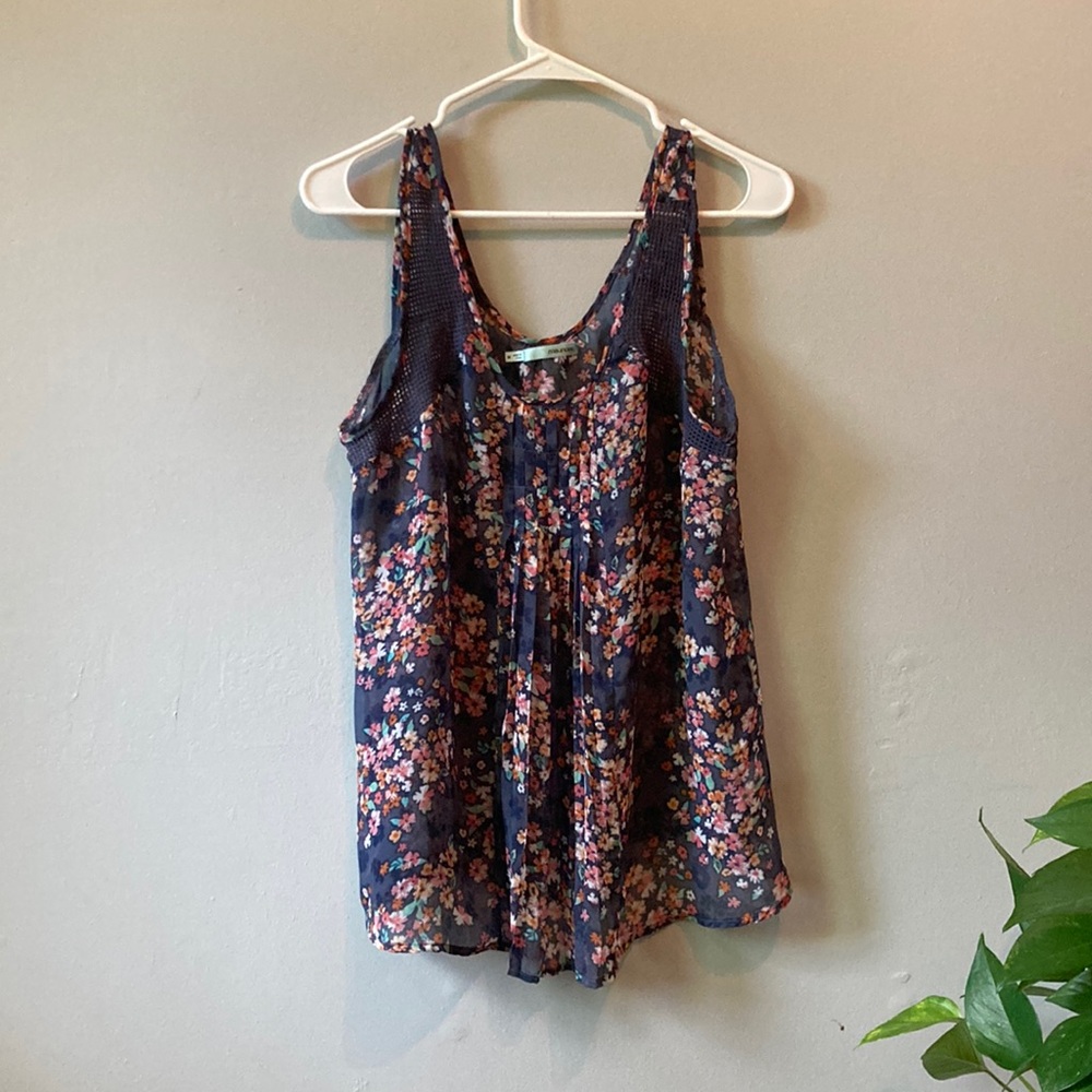Womens Floral Tank Top